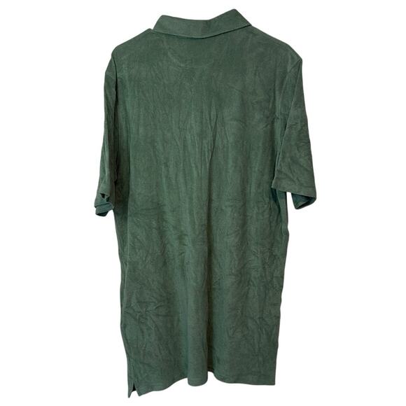 NWT Emanuel Berg Superfine Shirting Modern Fit Terry Cloth Polo Shirt Size XXL - Picture 2 of 8